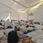 Jamaah Haji kloter BPN-05 saat berada di Arafah, Selasa, 27 Juni 2023