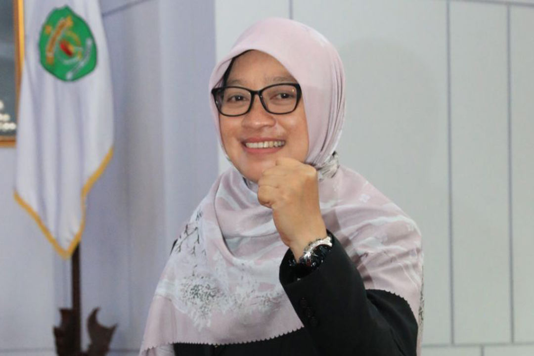 Sri Wahyuni, Ketua Alumni Lemhannas Kaltim yang baru.
