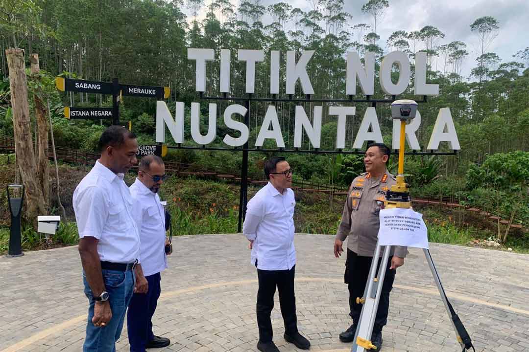 Menteri Pendayagunaan Aparatur Negara dan Reformasi Birokrasi (PANRB) Abdullah Azwar Anas dalam kunjungan kerja ke kawasan pembangunan Ibu Kota Nusatara (IKN), pada Sabtu (10/6/2023).