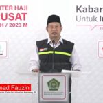 Akhmad Fauzin, kepala biro Humas, data dan informasi Kementerian Agama RI saat menyampaikan siaran pers melalui kanal YouTube Kementerian Agama RI, Selasa 13 Juni 2023.