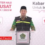Akhmad Fauzin saat menyampaikan siaran pers di MCH PPHI Pusat, Ahad, 25 Juni 2023.
