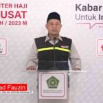 Akhmad Fauzin, juru bicara Kementerian Agama RI saat menyampaikan siaran pers, Rabu siang, 5 Juli 2023