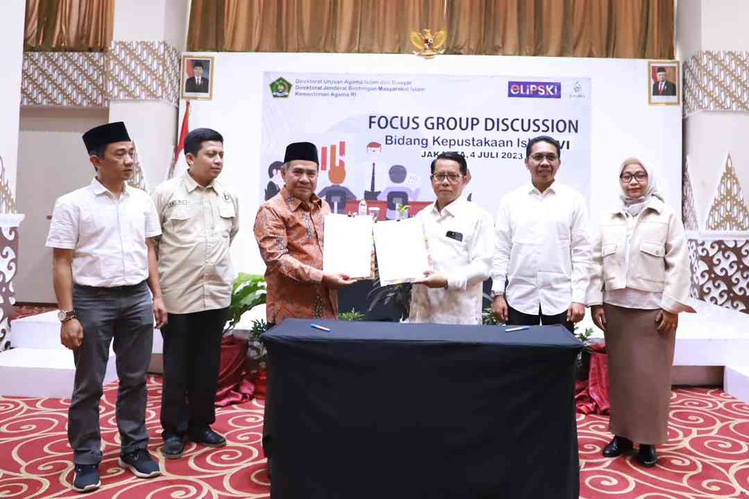 Penandatanganan MOU antara Dirjen Bimas Islam dan LTM PBNU