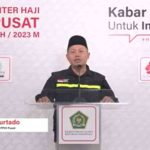 Dodo Murtado, Koordinator Media Center Haji (MCH) PPIH Pusat dalam keterangan persnya di Asrama Haji Pondok Gede, Jakarta, Sabtu, 8 Juli 2023