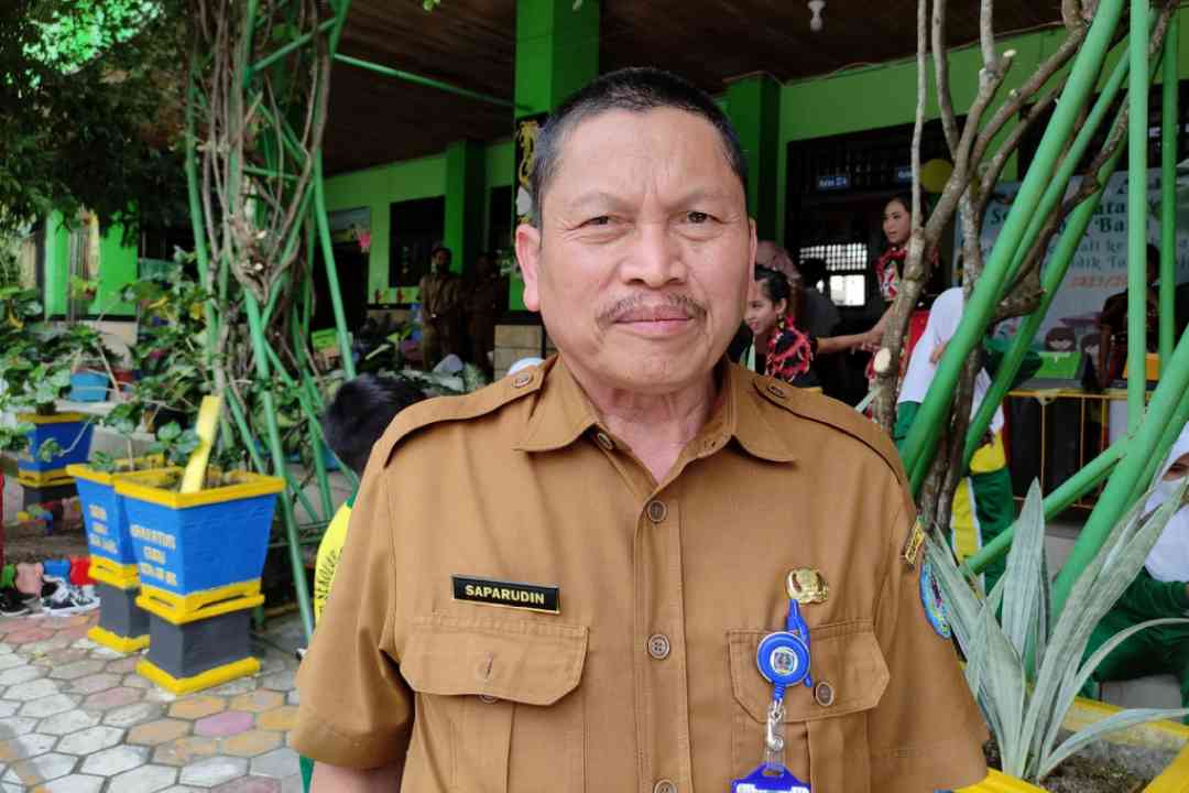 Kepala Bidang Pendidikan Dasar Disdikbud Bontang Saparudin saat ditanya awak media, Rabu (19/7/2023).
