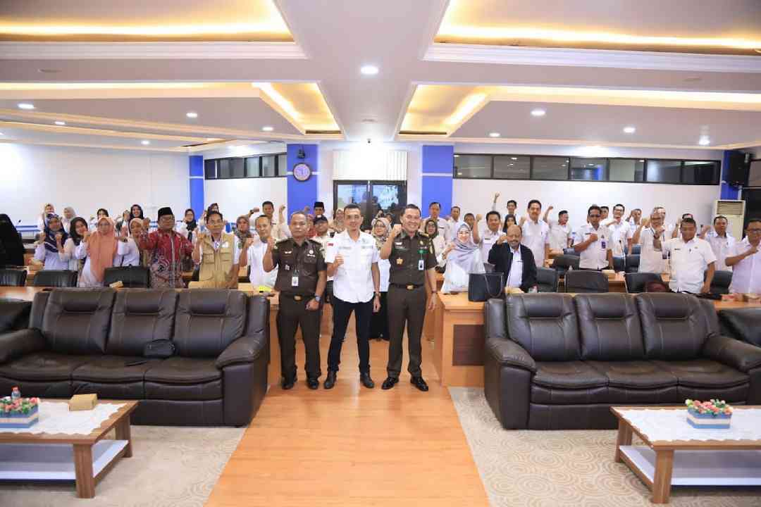 Kegiatan Penerangan Hukum ke Kepala Sekolah dan Bendahara SMA/SMK se Kota Samarinda yang digelar oleh Kejati Kaltim, Rabu, 26 Juli 2023.