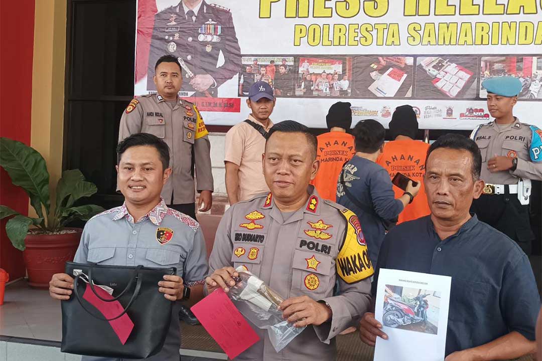 Barang bukti dari Pelaku WH (36) . Jum'at (28/07/2023). 📷 : Khin/Redaksi