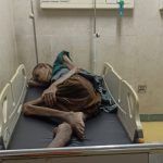 Kondisi Panggo, tukang parkir pasar Segiri saat di UGD RSUD Abdul Wahab Sjahranie, seusai evakuasi dari Parkiran Pasar Segiri.