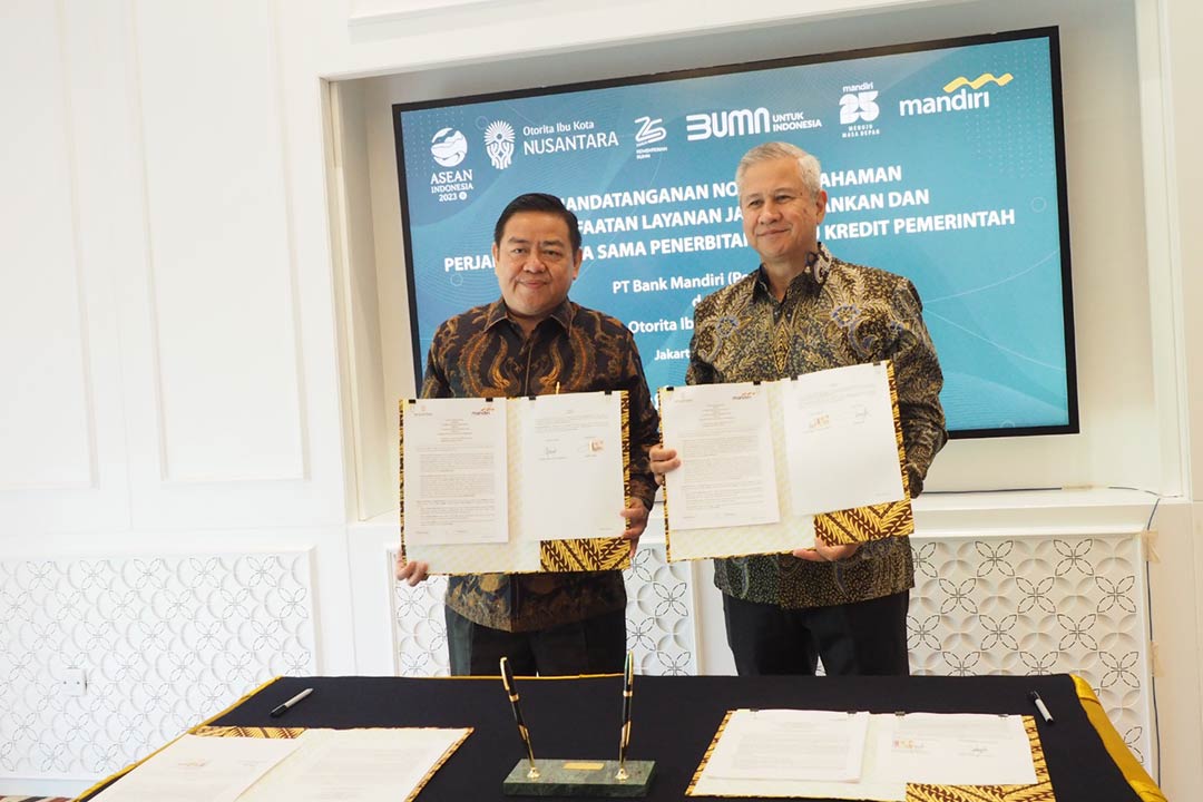 Penandatanganan Nota Kesepahaman dengan Bank Mandiri Rohan Hafas di Jakarta