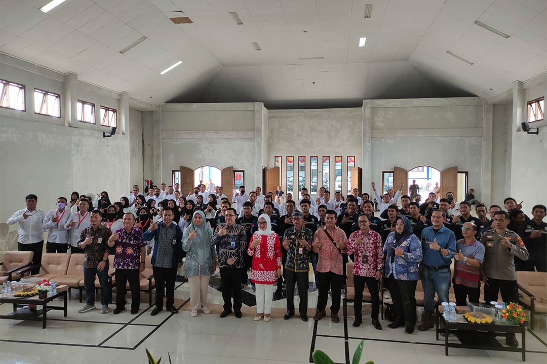 Pembukaan dan Penutupan Program Pelatihan dari UPTD Balai Latihan Kerja Industri (BLKI) Bontang Bersama Wakil Walikota Bontang, Kamis (10/8/2023).