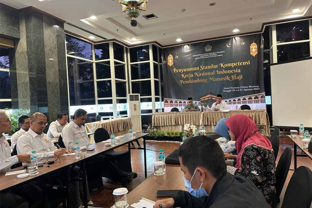 Peserta penyusunan SKKNI Pembimbing Manasik Haji