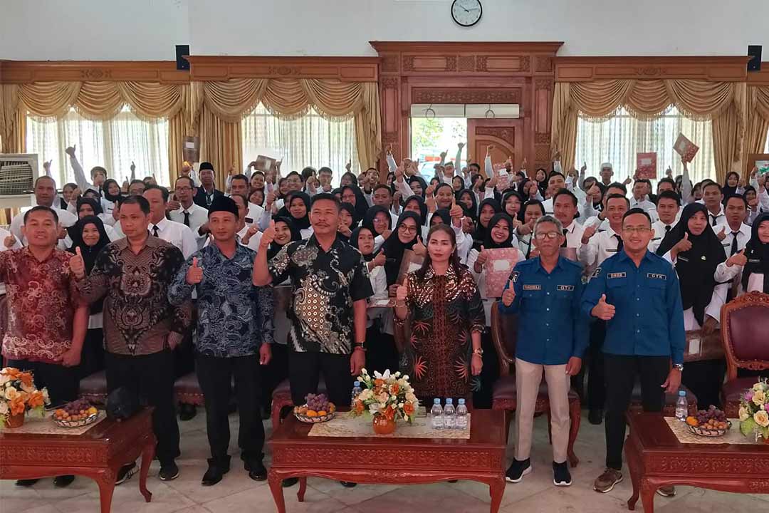 Pengangkatan PPPK Angkatan ke-3 di Pendopo Rumah Jabatan Wabup Kukar