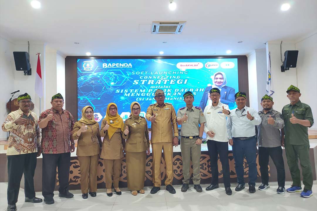 Launching Aplikasi Sistem Connecting Pajak Daerah oleh Bapenda Bontang, Senin (4/9/2023).