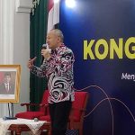 Setiawan Wangsaatmaja, Plh Sekda Jawa Barat saat menyampaikan sambutan.