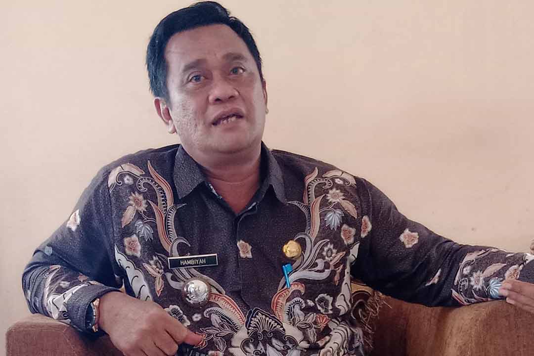 Hambiya, Lurah Karya Merdeka kecamatan Samboja Barat.