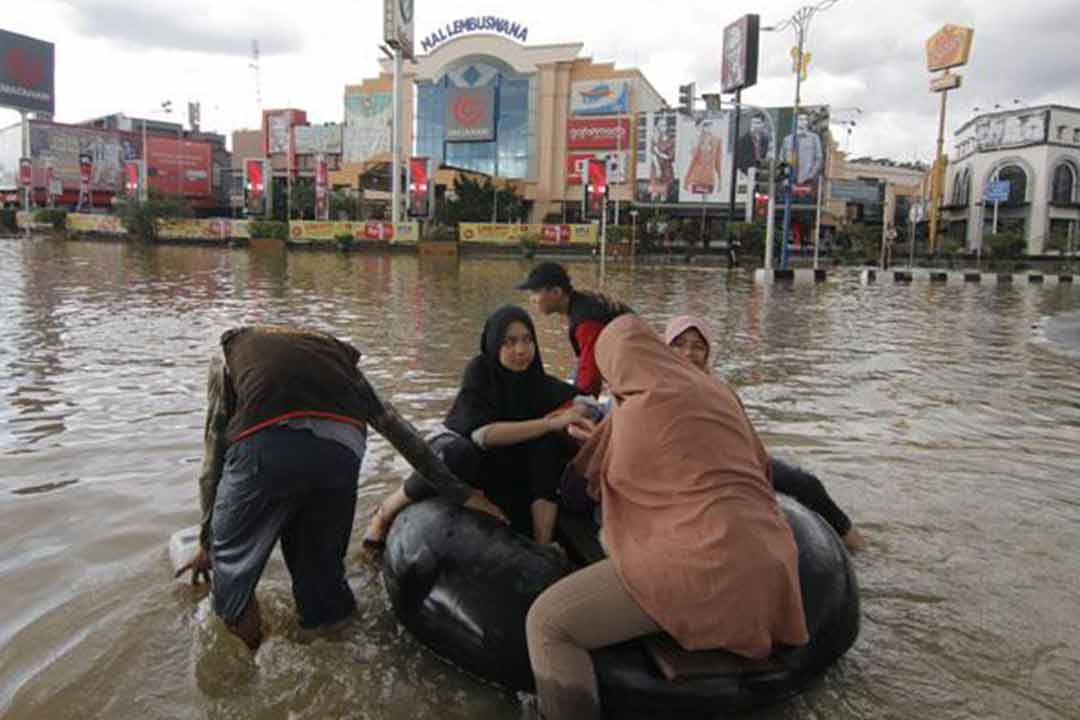 Salah satu banjir di Kota Samarinda. Foto: Istimewa