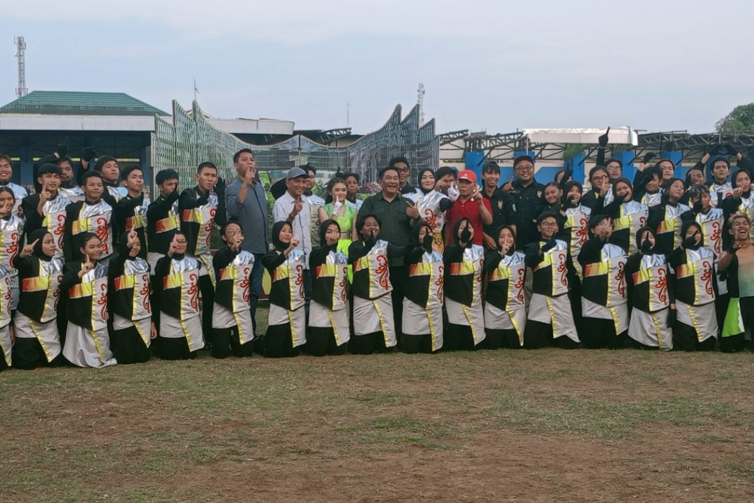 Pelepasan grup KKDC untuk mengikuti ajang kompetisi kejuaraan Marching Band Piala Raja Hamengku Buwono X di Yogyakarta