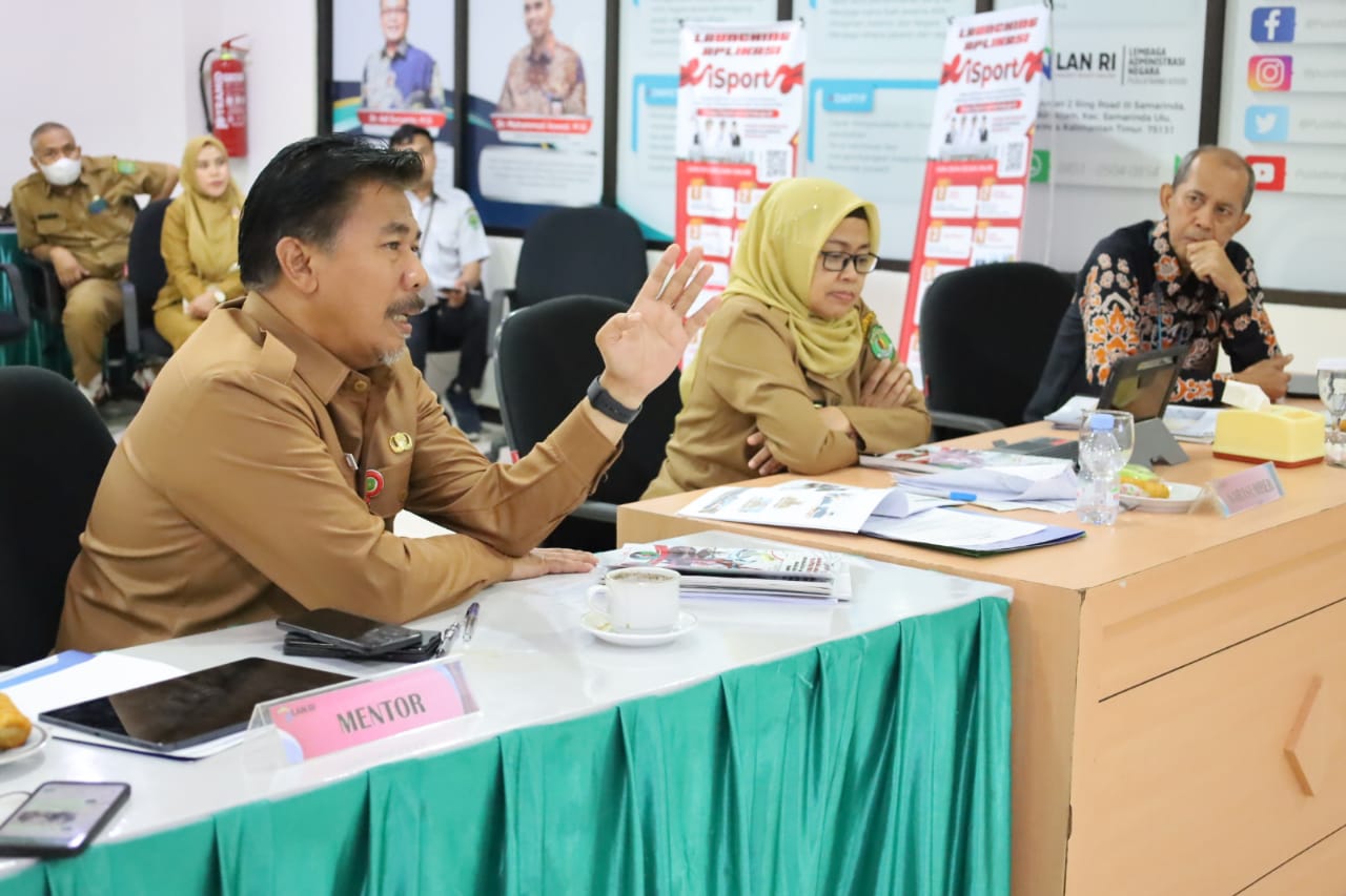 Sekda Mentori Tiga Pejabat Kukar Mengikuti Pelatihan Kepemimpinan Nasional Tingkat II/XII 2023