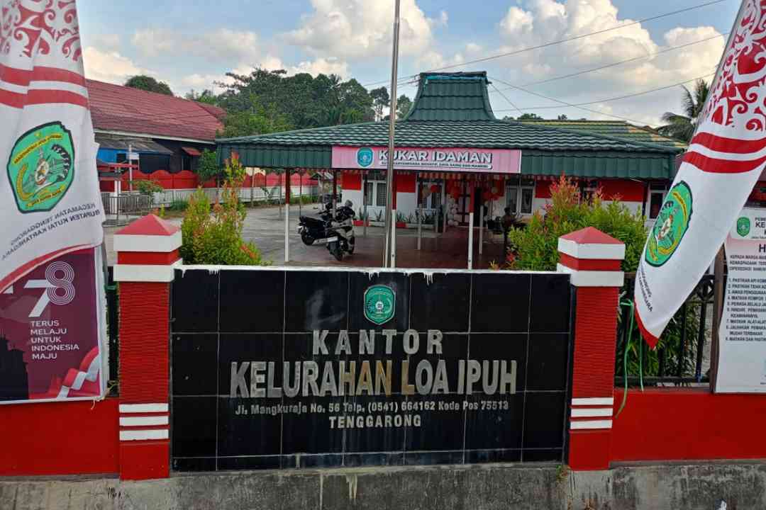 Kantor kelurahan Loa Ipuh Dukung Program pemerintah