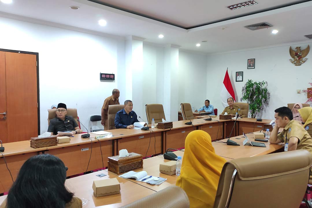 Rapat Penetapan Peraturan Daerah tentang Penyelenggaraan Perpustakaan, Dinas Perpustakaan dan Kearsipan Kota Bontang bersama Komisi I DPRD Kota Bontang, Selasa (3/10/2023)
