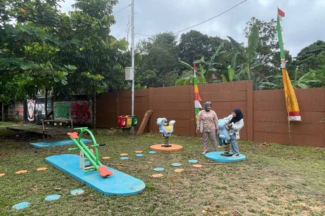Salah satu playground di Kota Samarinda