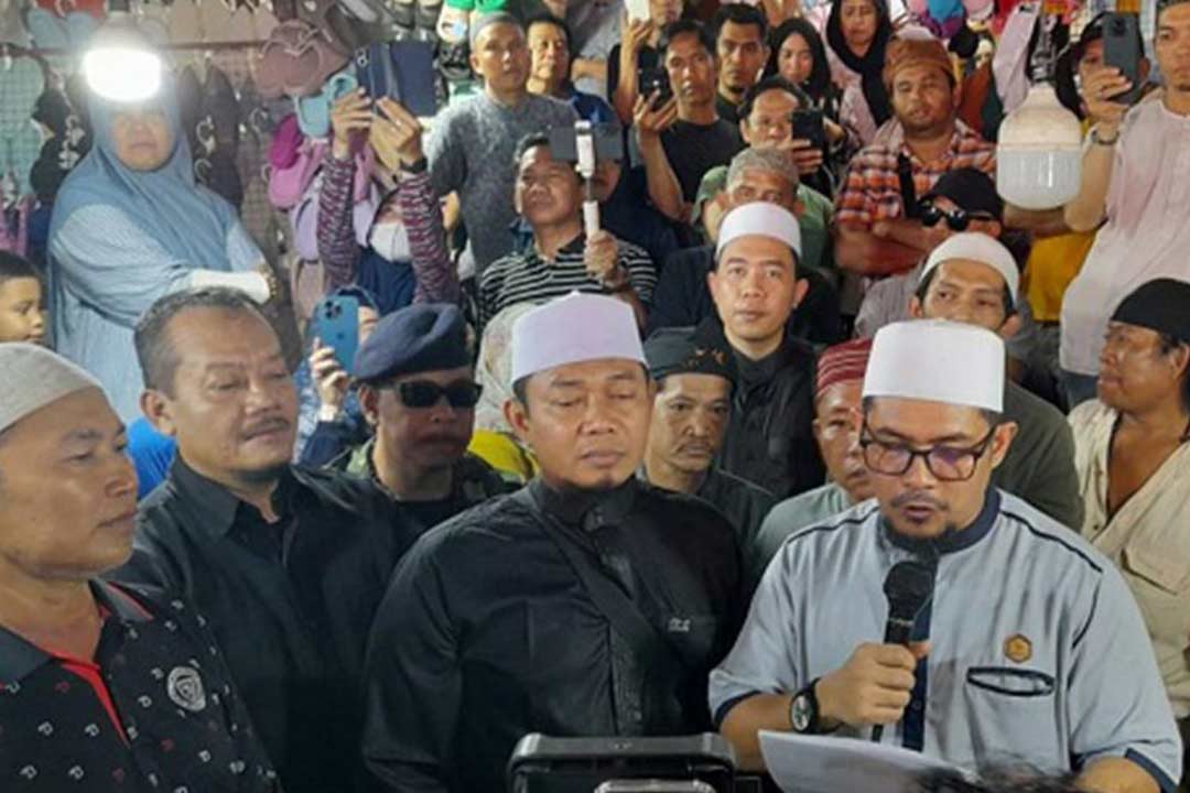 Ketua Umum Forum Pedagang Pasar Pagi, Thoriq Hakim.