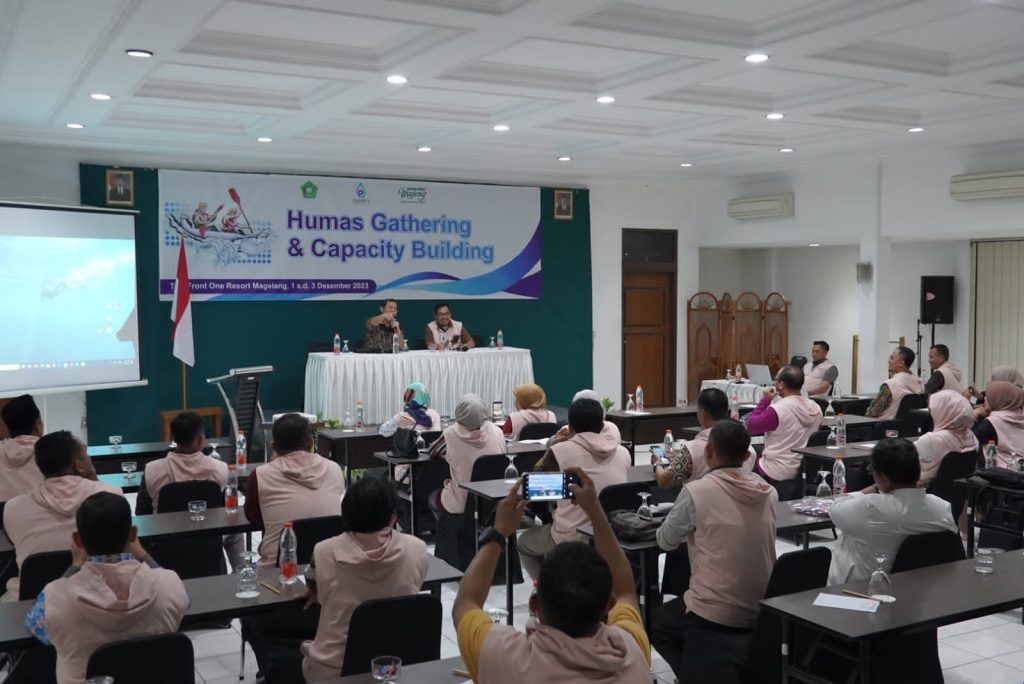 Suasana Humas Gathering di Kantor Wilayah Kementerian Agama (Kanwil Kemenag) Provinsi Kalimantan Timur.