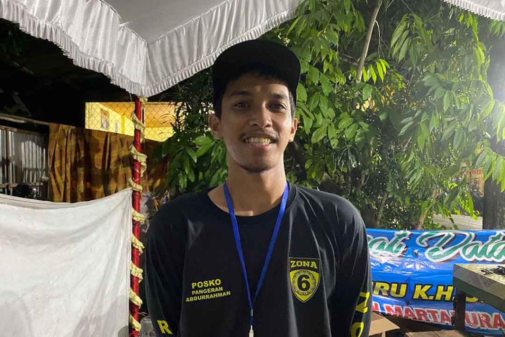 Samlawi selaku koordinator lapangan