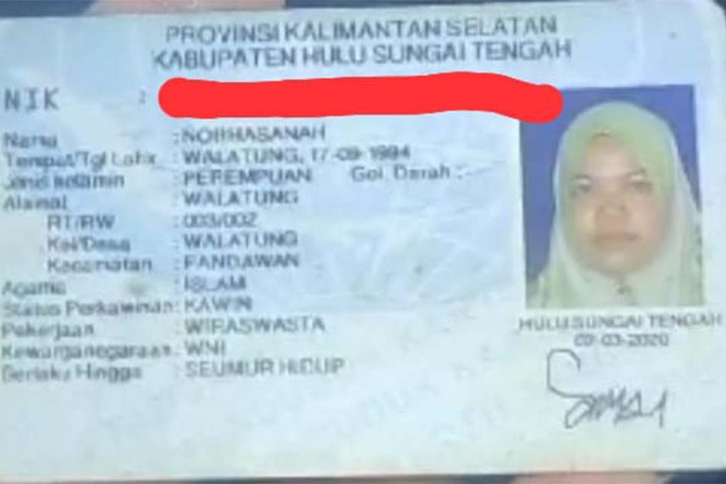 Identitas korban laka