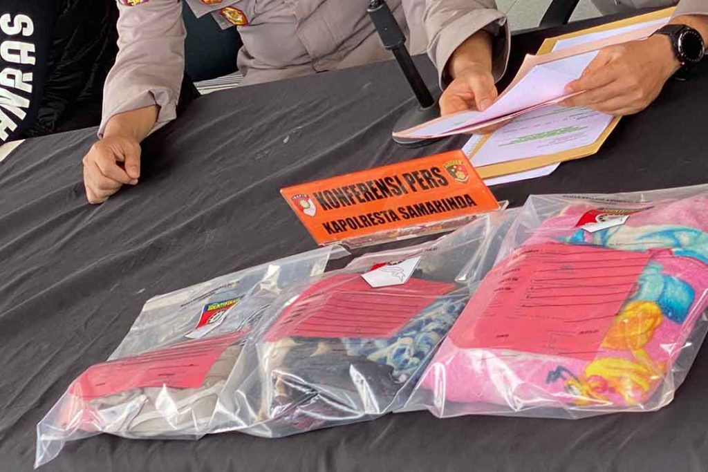 Barang bukti yang berhasil diamankan