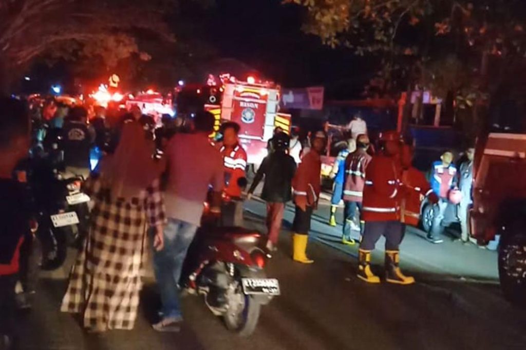 Kondisi di sekitar TKP