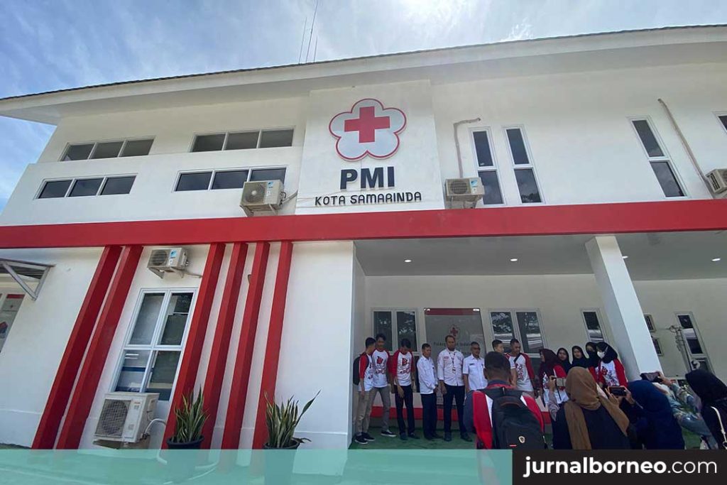 Gedung PMI Samarinda yang diresmikan