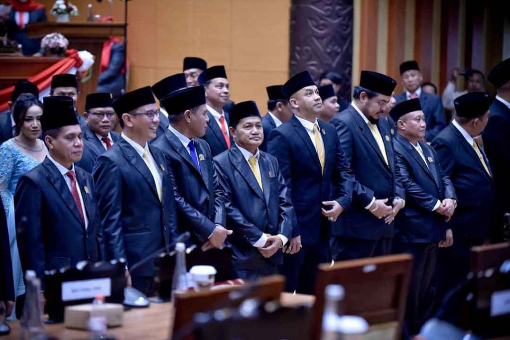 Pelantikan Anggota DPRD Samarinda periode 2024-2029, Rabu 28 Agustus 2024. (Foto: Dok Ist Dokpim)