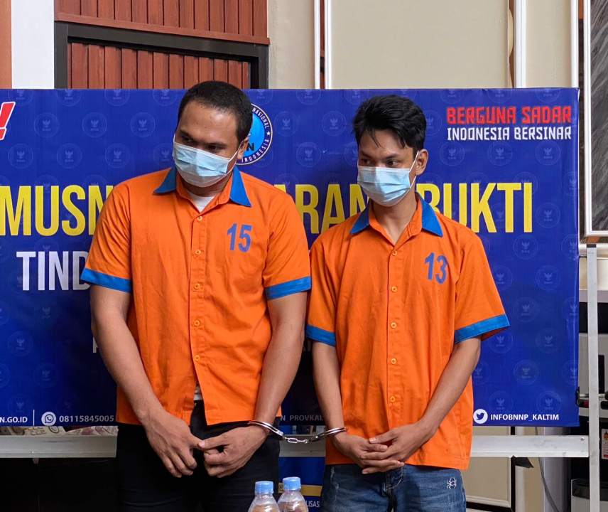 Tersangka penyalahgunaan narkotika yang berhasil diungkap BNNP Kaltim