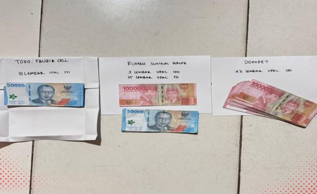 Barang bukti yang berhasil diamankan