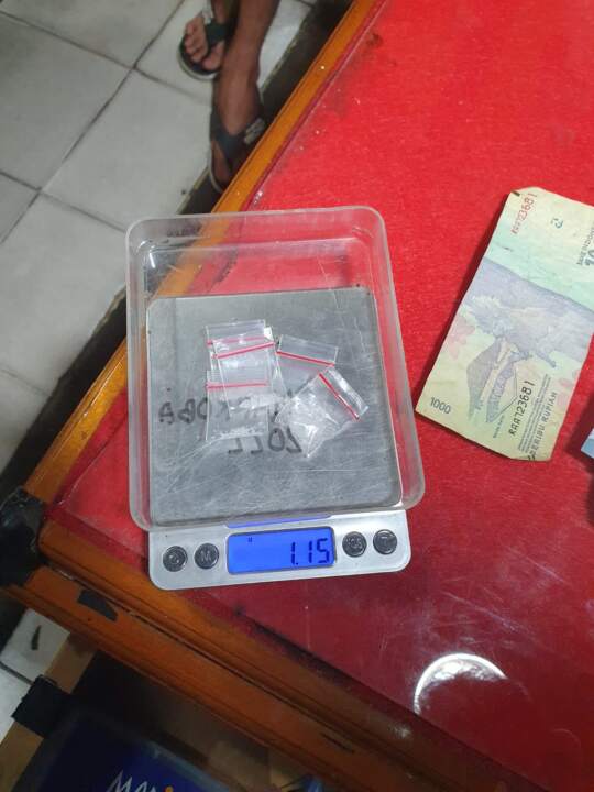 BB lima klip kecil Narkotika jenis sabu seberat 1,15 gram bruto telah diamankan di Mapolres Ketapang, Rabu (16/10/2024) - Istimewa
