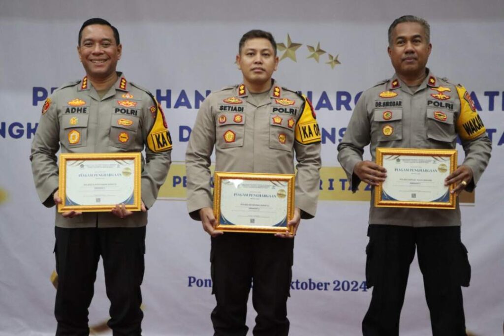 Kapolres yang mendapatkan penghargaan IKPA 2024 - Istimewa