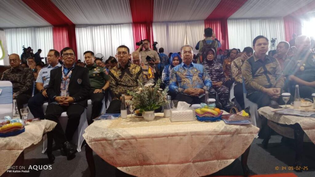 Pejabat yang hadir pada Puncak HPN 2025 di Komplek Perkantoran Gubernur Kalsel di Banjarbaru, Minggu, 9/2/2025).