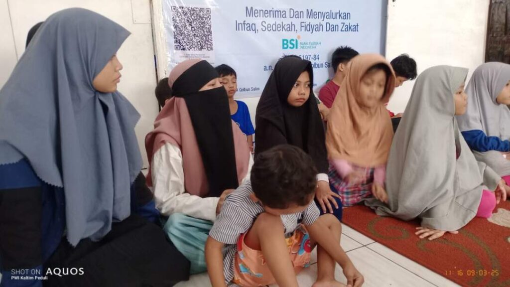 Anak-anak penghuni LKSA Qolbun Salim.