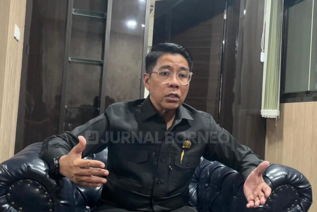 Wakil Ketua I DPRD PPU, Syahrudin M Noor saat ditemui setelah menghadiri mediasi yang membahas masalah lahan (foto: jalia)