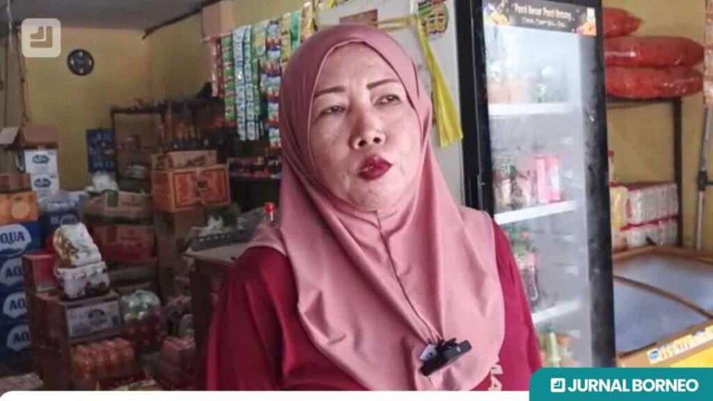 Pedagang sembako dan sayur pasar Segiri Samarinda, Mama Tegar, (jalia/jurnalborneo)