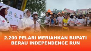 2.200 Pelari Meriahkan Bupati Berau Independence Run, Pemkab Bidik Sport Tourism